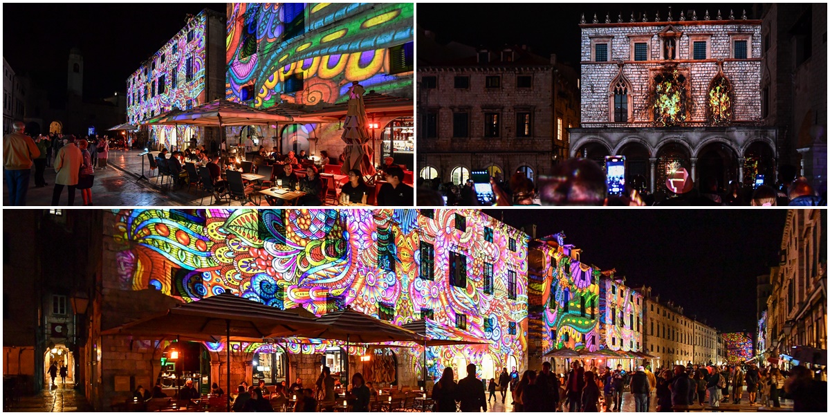 FOTO: Čarobne svjetlucave kreacije transformirale dubrovačke ulice i znamenitosti