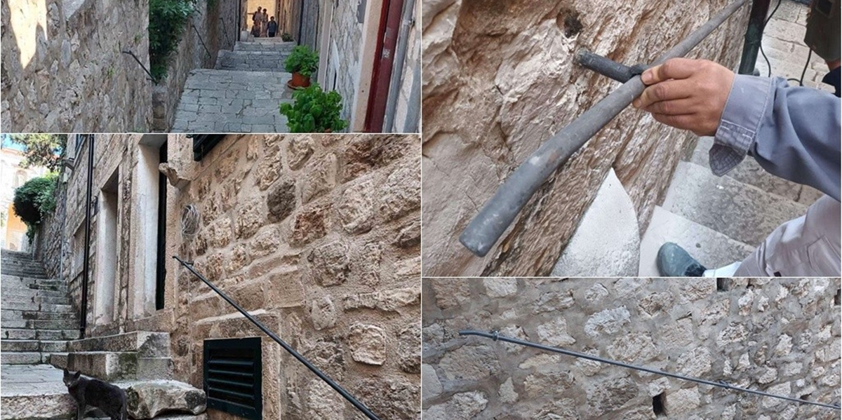 BITAN OSLONAC: Postavljaju se rukohvati u pet ulica u Gradu, nije svakome lako po skalama