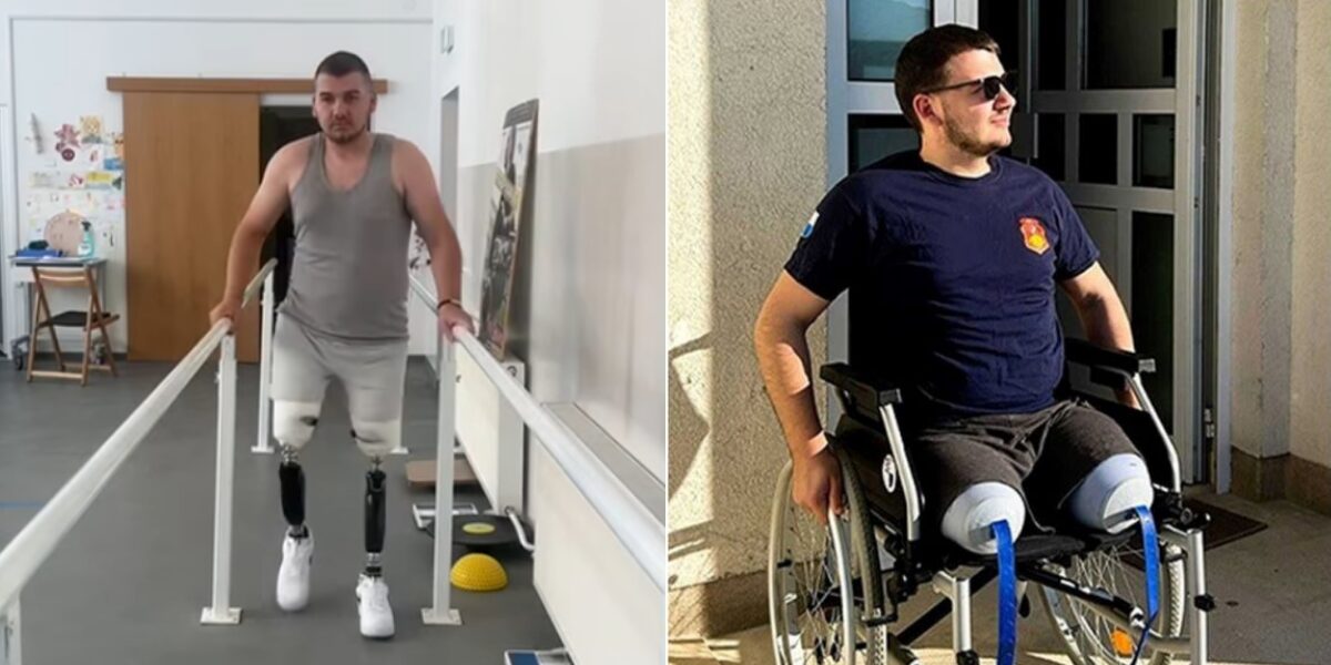 SNAGA LJUDSKOG DUHA: Ante Bađun napravio prve korake uz pomoć pametne proteze (VIDEO)