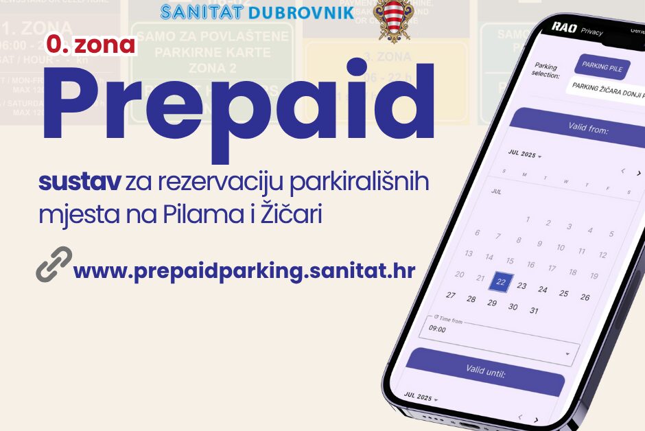 Pokrenut prepaid sustav za rezervaciju parkirališnih mjesta na Pilama i Žičari