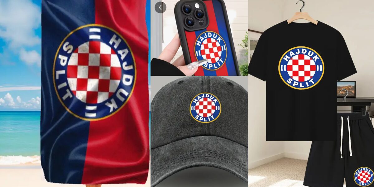 Temu prodaje Hajdukove majice, ručnike, kape i dresove – puno su jeftiniji nego u Hajdukovoj trgovini