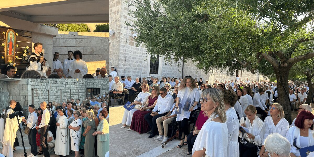 Don Mario Tošić proslavio mladu misu u svetištu Gospe od Milosrđa