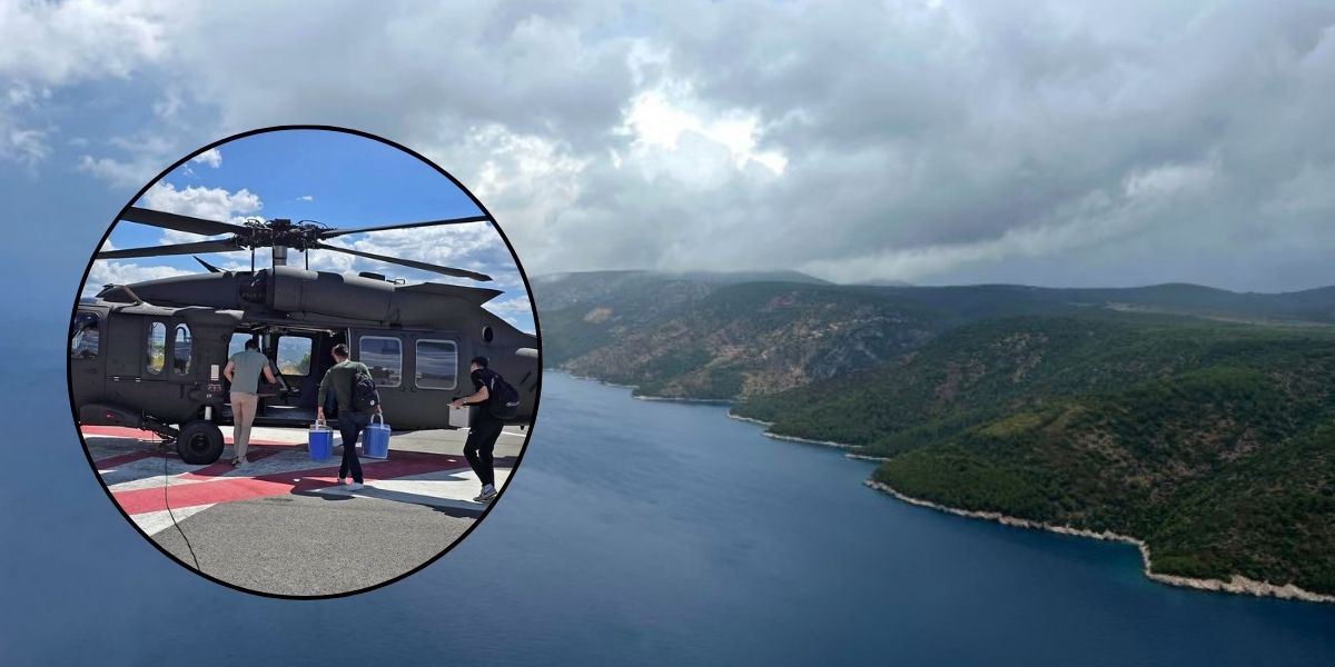 Posada helikoptera spasila dijete s otoka riskirajući živote kroz grmljavinu i kišu
