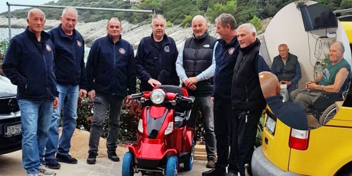 Grad Korčula i braniteljske udruge donirale električno invalidsko vozilo branitelju Jakovu Krajančiću