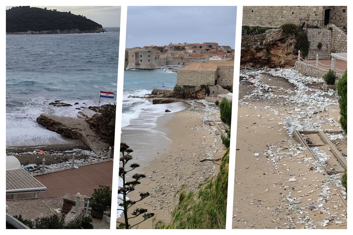 NOVA AKCIJA ČIŠĆENJA NA BANJAMA Uklanja se otpad koji je nanijelo jugo