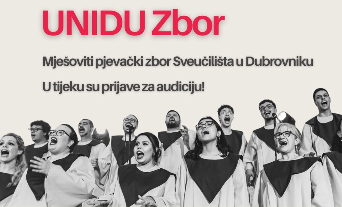 Sveučilište u Dubrovniku osniva svoj pjevački zbor, evo tko se može prijaviti