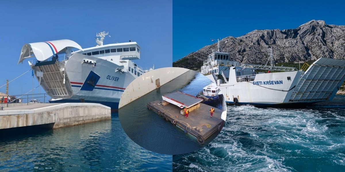 Oliveru naštimavaju rampu, a sv. Krševan krenuo prema otoku, sutra moguća kašnjenja u plovidbi