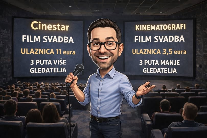 ŽELJKO RAGUŽ UPOZORAVA: Tržišni paradoksi filma Svadba u dubrovačkim kinima