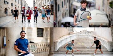 NAJLJEPŠA RAZGLEDNICA DUBROVNIK CUPA: Tenisači u điru Gradom uoči polufinalnih mečeva!