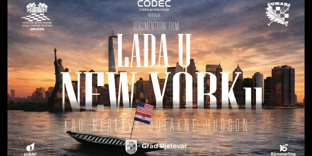 Predstavljen film Lađa u New Yorku, kad Neretva dotakne Hudson