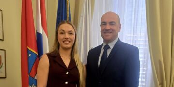 Prijem kod župana Peza za Ivu Oberan, osvajačicu brončane medalje na Europskom prvenstvu u judu