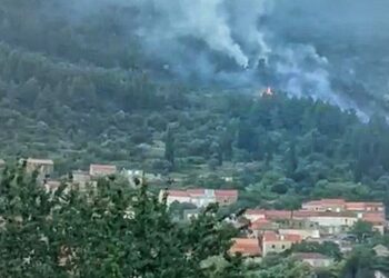 FOTO & VIDEO Vatrogasci “uhvatili” požar, sumnja se na udar groma