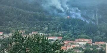 FOTO & VIDEO Vatrogasci “uhvatili” požar, sumnja se na udar groma