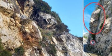 Vozači uočili opasne stijene na cesti prema Konavlima. “Hoće li ovo netko sanirat kad se dogodi tragedije”