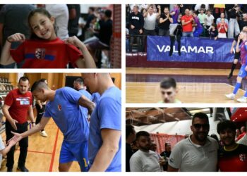 FOTO: Prepuna dvorana je navijala za Square u utrci za povijesni plasman
