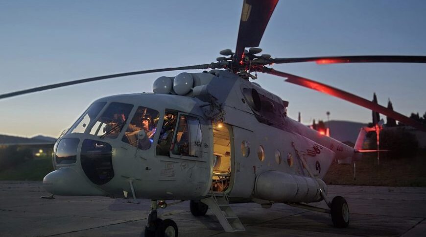 Vojni helikopter noću opet letio iz Dubrovnika u Split, spašen još jedan dječji život zahvaljujući pilotima