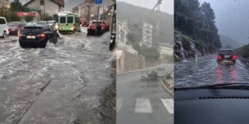 Nevrijeme pogodilo Dubrovnik. Poplavljene ulice, srušena stabla i kolone auta