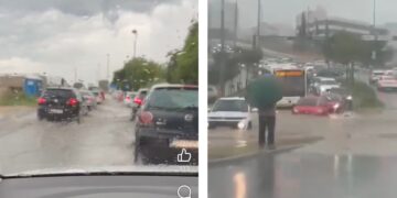 Poplavljene ulice i garaže, promet u kaosu zbog kiše, a sad je krenula dalje prema jugu