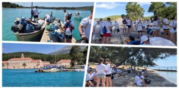 FOTOGALERIJA: Ekološka akcija čišćenja korčulanskih škoja