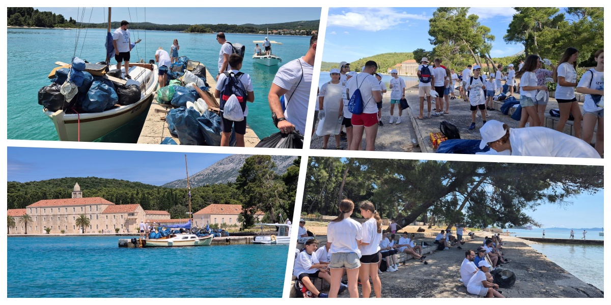 FOTOGALERIJA: Ekološka akcija čišćenja korčulanskih škoja