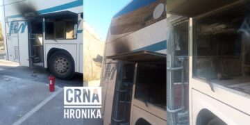 Zapalio se autobus na cesti između Dubrovnika i Neuma, putnici evakuirani