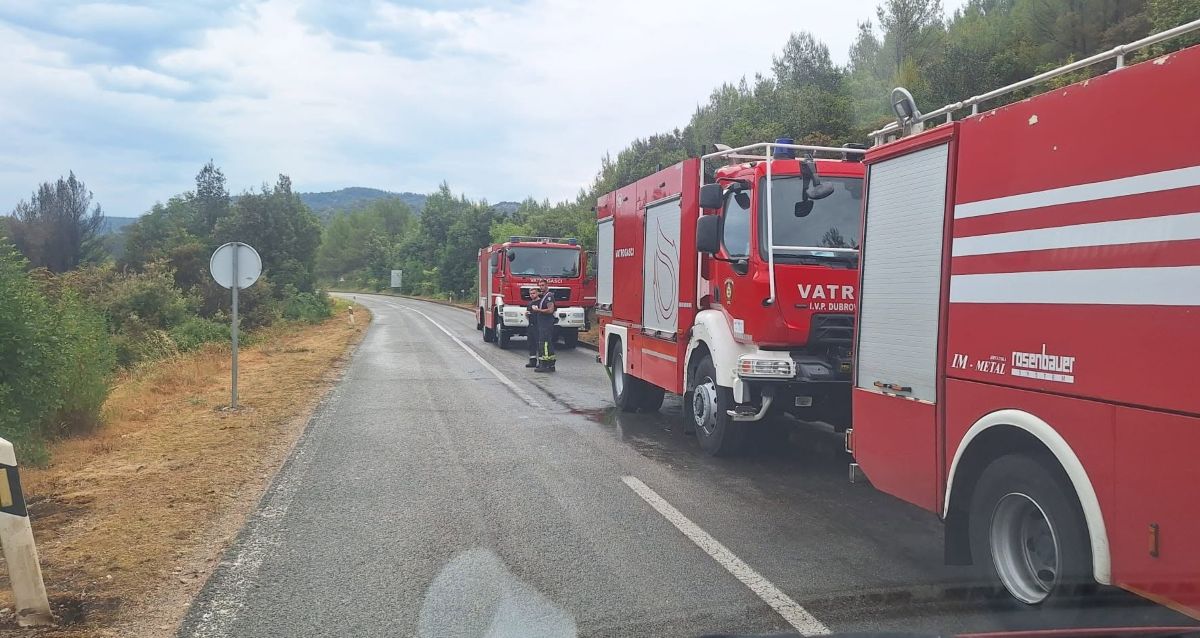 Tijekom intervencije na Korčuli ozlijeđena dva vatrogasca
