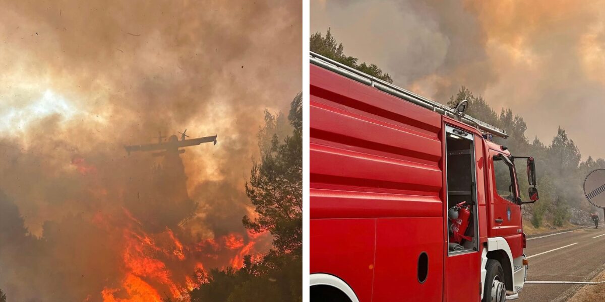 U protekla dva sata buknuli su požari na Lastovu, u Slanome i u Veloj Luci