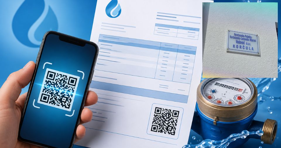 STIGLI QR KODOVI NA RAČUNIMA Korisnici mogu provjeriti stanje računa i brojila