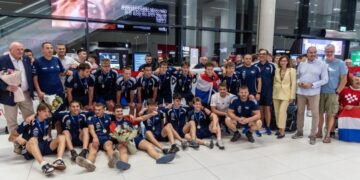 Zlatne mlade Barakude stigle u Hrvatsku, danas doček za trojicu Jugaša u Dubrovniku
