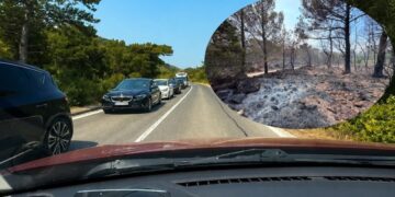 PELJEŠAC I DALJE GORI kilometarska kolona prema Trpnju, stigao Sv. Duje, donosimo sve informacije