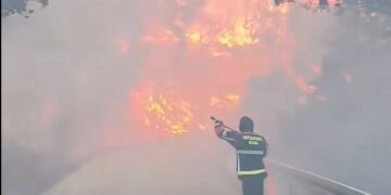 Požar u Kuni Pelješkoj ima dva fronta, na terenu četiri kanadera i AirTractor
