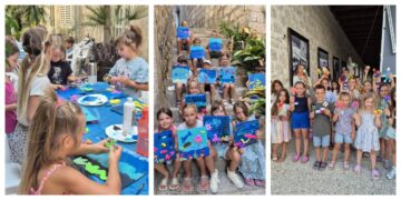 [FOTO] Kreativno ljeto na Pelješcu: Sandra oko kista i papira ponovno okuplja velike i male