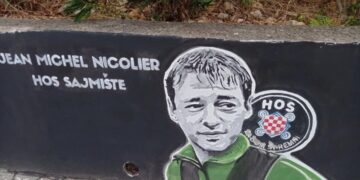Oštećen mural Jean-Michelu Nicolieru u Korčuli, branitelji poslali oštru poruku