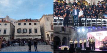 POGLEDAJTE ATMOSFERU SA STRADUNA: Svečano otvoren Štit Domovine Dubrovnik 2026.