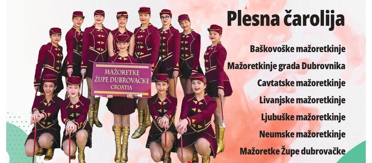 Plesna čarolija u Srebrenom: 160 mažoretkinja zaplesat će u sklopu Župskog ljeta