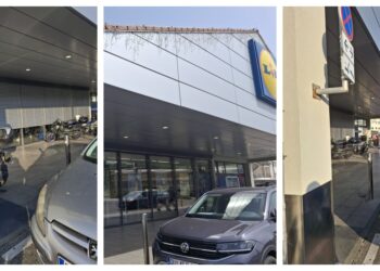 „Da mogu, ušli bi u butigu“: Ispred Lidla kao da znakovi zabrane ne postoje