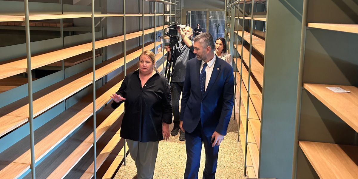 Bili smo u gradskoj knjižnici u TUP-u, izgleda impresivno, a uskoro i otvara svoja vrata