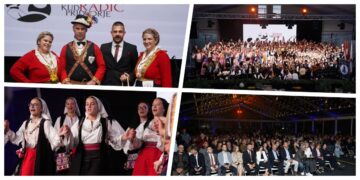 FOTOGALERIJA: Đe tradicija živi:  Folkloraši iz Hrvatske, BiH, Rumunjske i Italije okupili se u Pridvorju