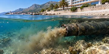Ručnom pilom prerezao glavnu kanalizaciju u moru: kaznena prijava zbog onečišćenja okoliša