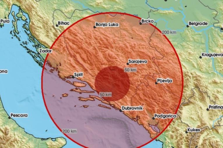 DOBRO JE ZATRESLO Potres jačine 3,2 prema Richteru prodrmao dolinu Neretve