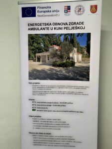 Energetska obnova ambulante u Kuni Pelješkoj